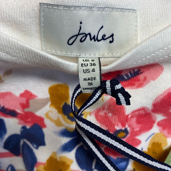 NWT Joules Women's Harbour Print Long Sleeve Jersey Top - Picture 5 of 8